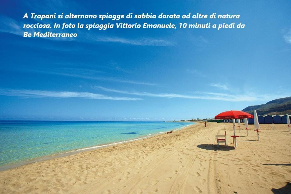 Be Mediterraneo, In Centro Sul Mare - In The Center Beach Front - 80 Mq Trapani Extérieur photo